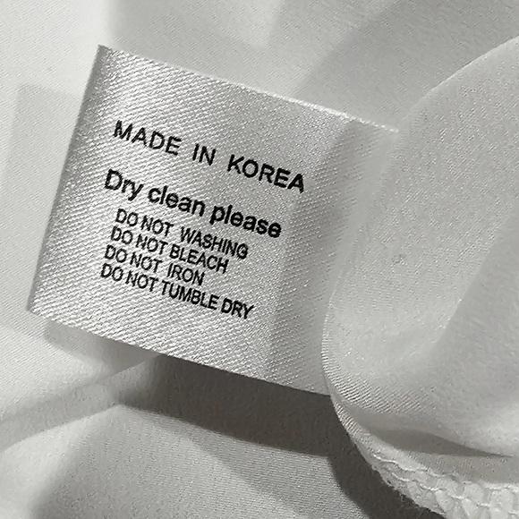 Kkamang White Hi Low Midi Shirt Dress Korean Fashion Size XL - Picture 7 of 8